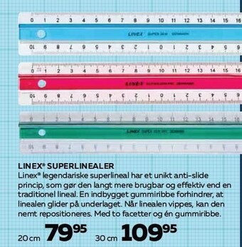 Bog & idé Linex superlinealer tilbud