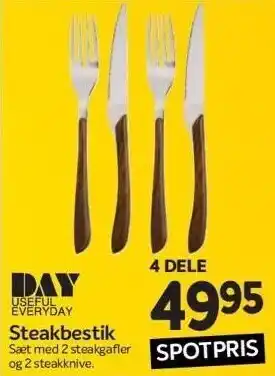 Din Isenkræmmer Day steakbestik tilbud