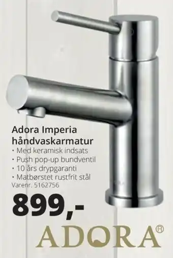10-4 Byggecenter Adora Imperia Håndvaskarmatur tilbud