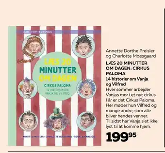 Læs 20 minutter om dagen: cirkus paloma 14 historier om vanja og vilfred