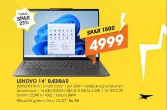 Expert Lenovo bærbar pc tilbud