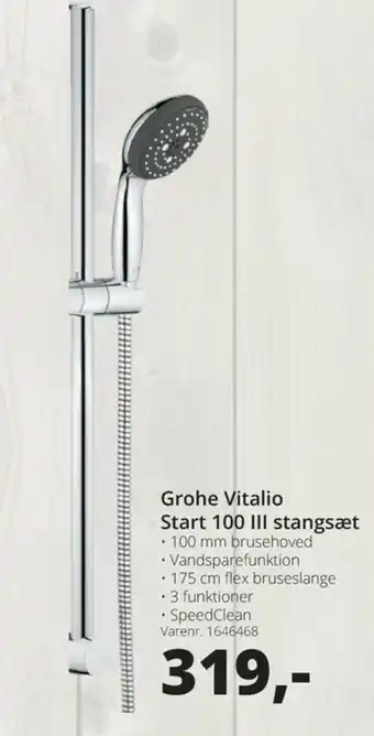10-4 Byggecenter Grohe Vitalio Start 100 III Stangsæt tilbud