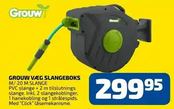 Grouw væg slangeboks