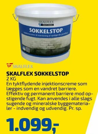 Davidsen Skalflex sokkelstop tilbud