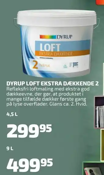 Davidsen Dyrup loft ekstra dækkende 2 tilbud