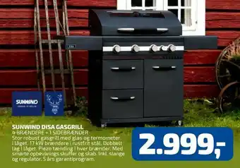 Davidsen Sunwind disa gasgrill tilbud