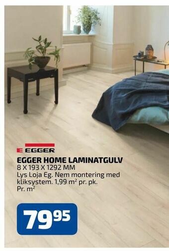 Davidsen Egger home laminatgulv tilbud