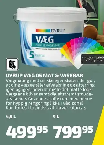Davidsen Dyrup væg 05 mat & vaskbar tilbud