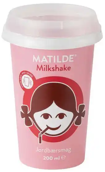 REMA 1000 Jordbær milkshake, 200 ml tilbud