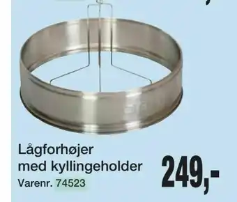 Lågforhøjer med kyllingeholder