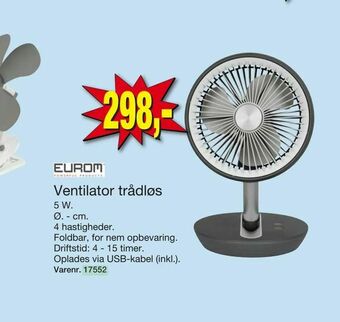 Harald Nyborg Ventilator trådløs tilbud