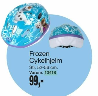 Harald Nyborg Frozen Cykelhjelm tilbud