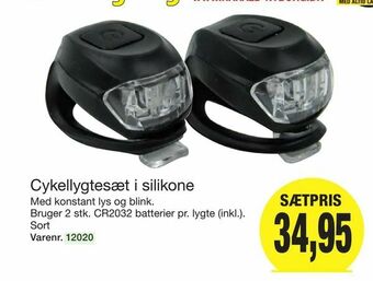 Harald Nyborg Cykellygtesæt i silikone tilbud