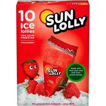 Sun lolly | sun lolly jordbær | kolonial > mel, bagning & dessert,børn > mad & drikke