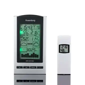 Kop & Kande Rosenborg vejrstation ws1170 med barometer trådløs tilbud
