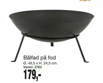 Harald Nyborg Bålfad på fod tilbud