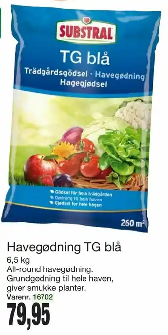 Harald Nyborg Havegødning TG blå tilbud