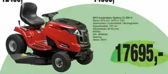 Harald Nyborg MTD havetraktor Optima LG 200 H tilbud
