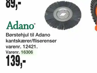 Harald Nyborg Børstehjul til Adano kantskærer/fliserenser tilbud