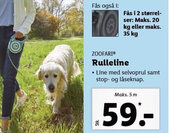 Lidl ZOOFARIⓇ Rulleline tilbud