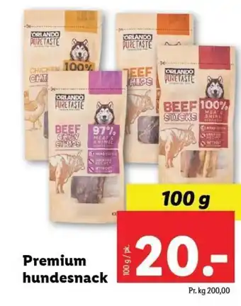 Premium hundesnack