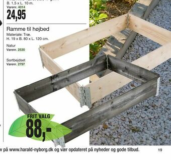 Harald Nyborg Ramme til højbed tilbud