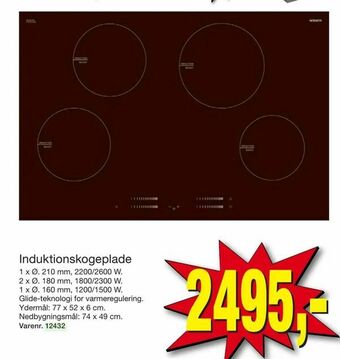 Harald Nyborg Induktionskogeplade tilbud