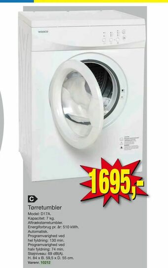 Harald Nyborg Tørretumbler tilbud