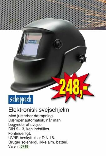 Harald Nyborg Elektronisk svejsehjelm tilbud