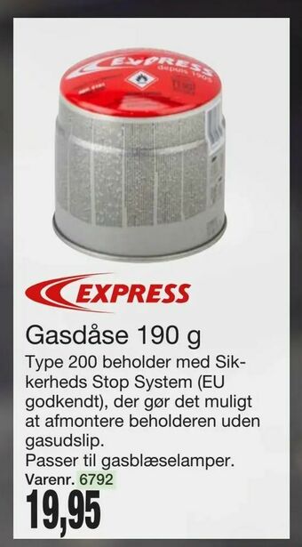 Harald Nyborg Gasdåse 190 g tilbud