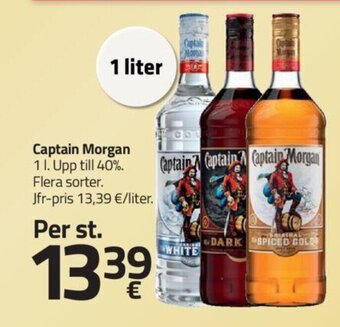 Fleggaard Captain Morgan 1 L tilbud
