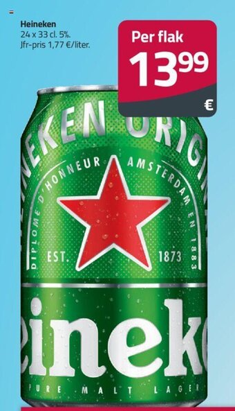 Fleggaard Heineken tilbud