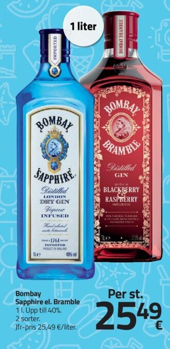 Fleggaard Bombay Sapphire el. Bramble tilbud