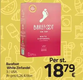 Fleggaard Barefoot White Zinfandel tilbud