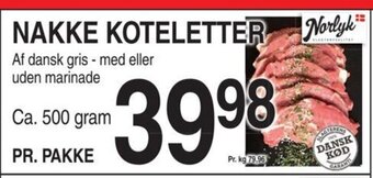 ABC Lavpris NAKKE KOTELETTER tilbud