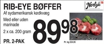 RIB-EYE BØFFER