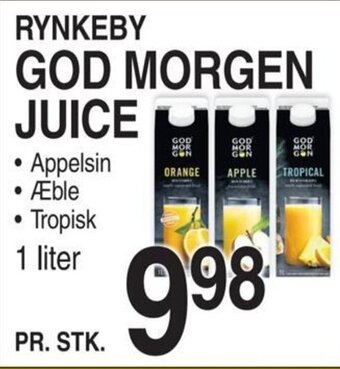 ABC Lavpris RYNKEBY GOD MORGEN JUICE tilbud