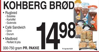 ABC Lavpris KOHBERG BRØD tilbud