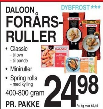 ABC Lavpris DALOON FORÅRS-RULLER tilbud