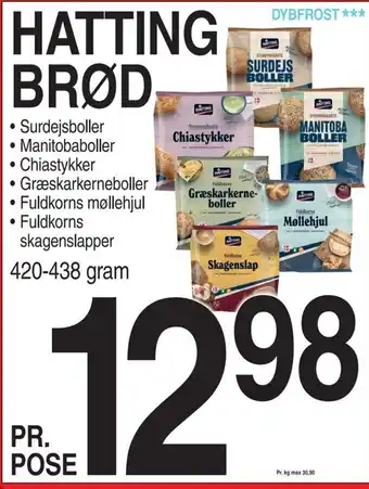 ABC Lavpris HATTING BRØD tilbud