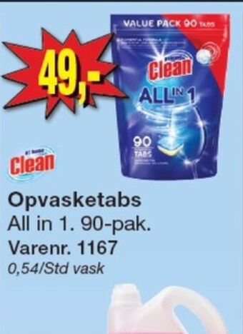 Harald Nyborg At home clean maskinopvask-tabs tilbud