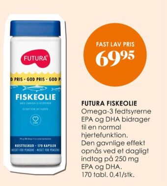 Matas Futura fiskeolie tilbud