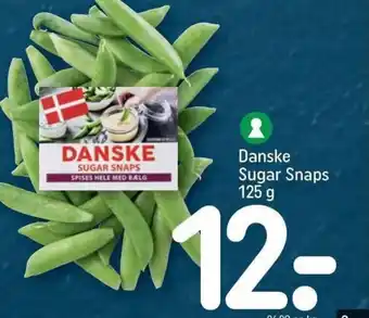 Rema 1000 Danske Sugar Snaps 125 g tilbud