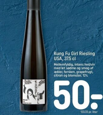 Kung Fu Girl Riesling USA, 37.5 cl