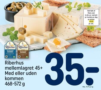 REMA 1000 Riberhus mellemlagret 45+ Med eller uden kommen tilbud