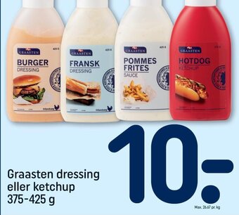 REMA 1000 Graasten dressing eller ketchup tilbud