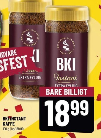 Løvbjerg BKI INSTANT KAFFE 100 g tilbud