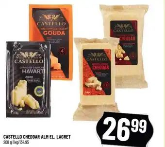Løvbjerg CASTELLO CHEDDAR ALM EL. LAGRET tilbud