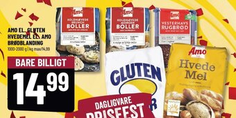 Løvbjerg AMO EL. GLUTEN HVEDEMEL EL AMO BRØDBLANDING tilbud