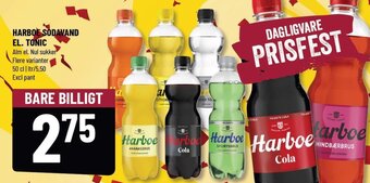 Løvbjerg HARBOE SODAVAND EL. TONIC tilbud